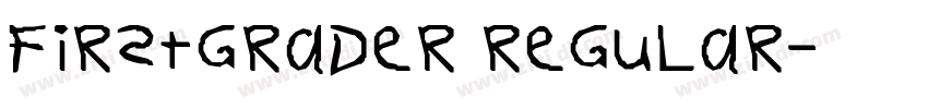 FirstGrader Regular字体转换